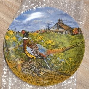 "The Pheasant" Decorative Plate by Knowles